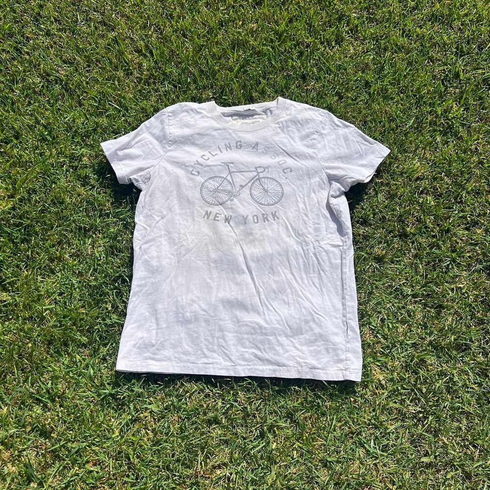 Abercrombie & fitch muscle fit top xxl bicycle y2k new york rare